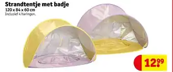 Kruidvat Strandtentje met badje aanbieding