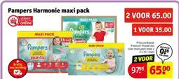Kruidvat Pampers Harmonie maxi pack aanbieding