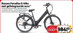 Kruidvat Nassau Paradise E-bike met geïntegreerde accu aanbieding