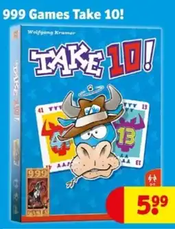 Kruidvat 999 Games Take 10! aanbieding