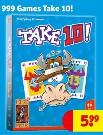 Kruidvat 999 Games Take 10! aanbieding