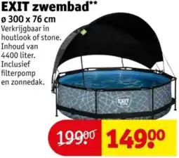 Kruidvat EXIT zwembad aanbieding
