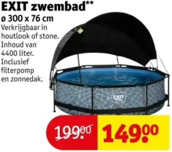 Kruidvat EXIT zwembad aanbieding