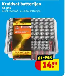 Kruidvat Kruidvat batterijen aanbieding