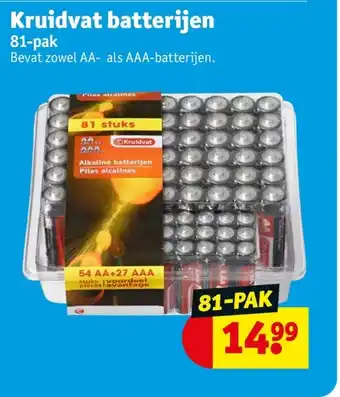 Kruidvat Kruidvat batterijen aanbieding