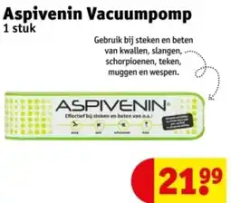 Kruidvat Aspivenin Vacuumpomp aanbieding