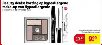 Kruidvat Beauty deals: korting op hypoallergene make-up van Hypoallergenic aanbieding