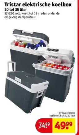 Kruidvat Tristar elektrische koelbox aanbieding