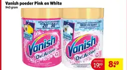 Kruidvat Vanish poeder Pink en White aanbieding
