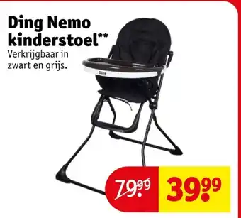 Kruidvat Ding Nemo kinderstoel aanbieding
