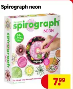 Kruidvat Spirograph neon aanbieding