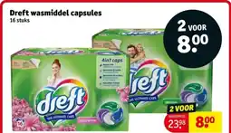 Kruidvat Dreft wasmiddel capsules aanbieding