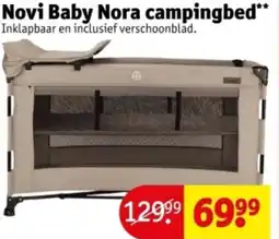 Kruidvat Novi Baby Nora campingbed aanbieding