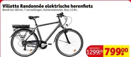 Kruidvat Villette Randonnée elektrische herenfiets aanbieding