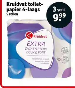 Kruidvat Kruidvat toilet papier 4-laags aanbieding