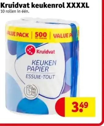 Kruidvat Kruidvat keukenrol XXXXL aanbieding