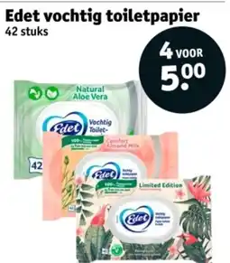 Kruidvat Edet vochtig toiletpapier aanbieding