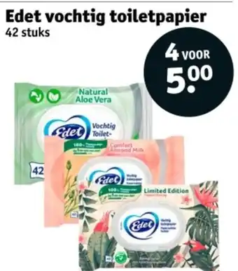Kruidvat Edet vochtig toiletpapier aanbieding