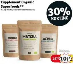 Kruidvat Cupplement Organic Superfoods aanbieding