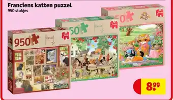 Kruidvat Franciens katten puzzel aanbieding