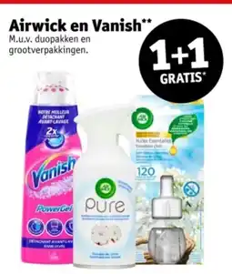 Kruidvat Airwick en Vanish aanbieding