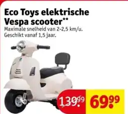 Kruidvat Eco Toys elektrische Vespa scooter aanbieding
