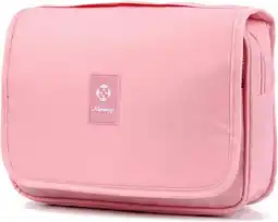 Amazon Reis Hangende Toilettas Make-up Cosmetica Organizer voor Vrouwen Meisjes Kinderen Waterdicht (Roze) aanbieding