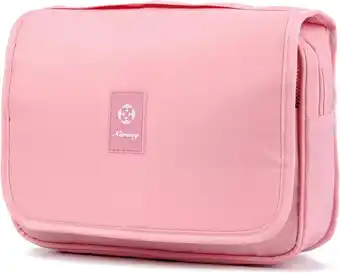 Amazon Reis Hangende Toilettas Make-up Cosmetica Organizer voor Vrouwen Meisjes Kinderen Waterdicht (Roze) aanbieding