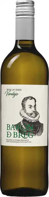 Wijnvoordeel Baron de Breg Verdejo aanbieding