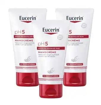 De Online Drogist Eucerin pH5 Handcrème Multiverpakking aanbieding