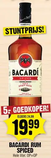 Dirk Bacardi rum spiced aanbieding