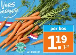 Albert Heijn AH Bospeen aanbieding