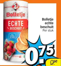 Albert Heijn Bolletje echte beschuit aanbieding