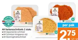 Albert Heijn AH Varkensschnitzels aanbieding