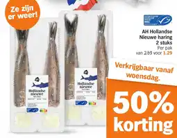 Albert Heijn AH Hollandse Nieuwe haring aanbieding