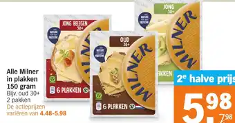Albert Heijn Alle Milner in plakken aanbieding