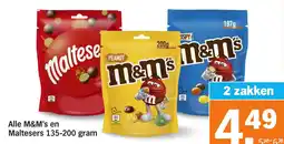 Albert Heijn Alle M&M's en Maltesers aanbieding