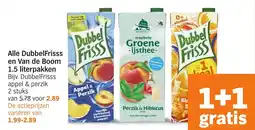 Albert Heijn Alle DubbelFrisss en Van de Boom aanbieding