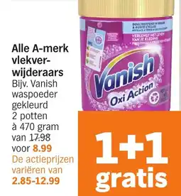 Albert Heijn Alle A-merk vlekverwijderaars aanbieding