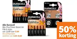 Albert Heijn Alle Duracell aanbieding