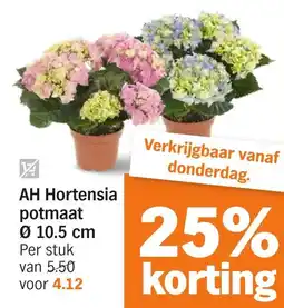 Albert Heijn AH Hortensia aanbieding