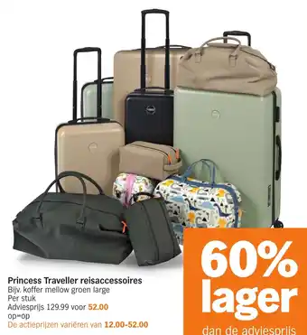 Albert Heijn Princess Traveller reisaccessoires aanbieding