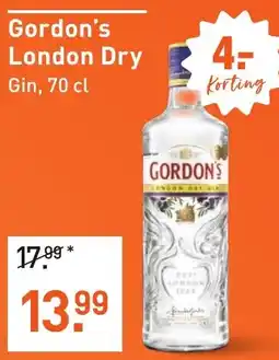 Albert Heijn Gordon's London Dry aanbieding