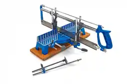 Bol.com Silverline Verstekzaag - 55 cm - 14 TPI - Verstelbaar 45-90 Graden - Inclusief Klem en Lengtestop aanbieding