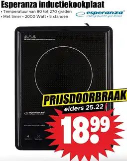 Dirk Esperanza inductiekookplaat aanbieding