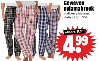 Dirk Geweven pyjamabroek aanbieding