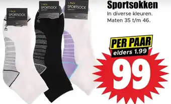 Dirk Sportsokken aanbieding