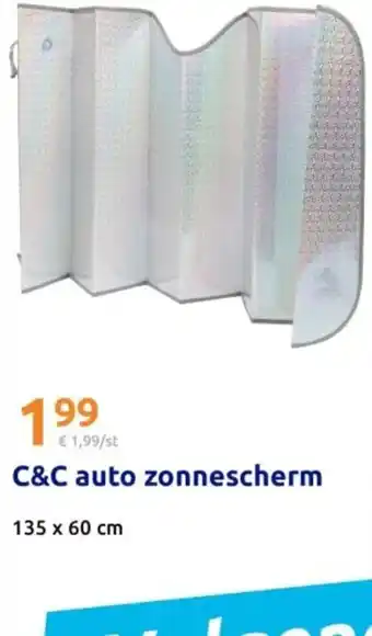 Action C&C auto zonnescherm aanbieding