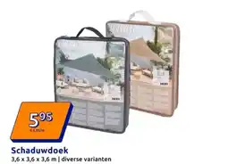 Action Schaduwdoek aanbieding
