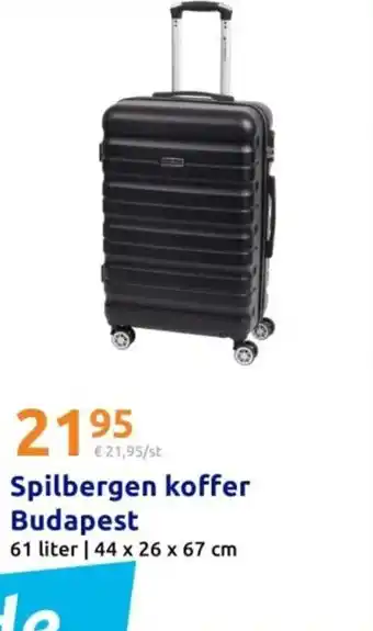 Action Spilbergen koffer Budapest aanbieding